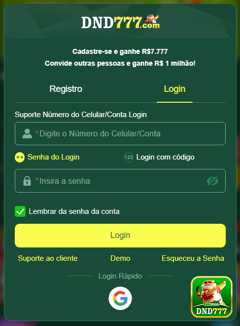 Segurança dnd777.com